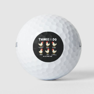 Balles De Golf Les choses que je fais dans mon temps libre L'élev