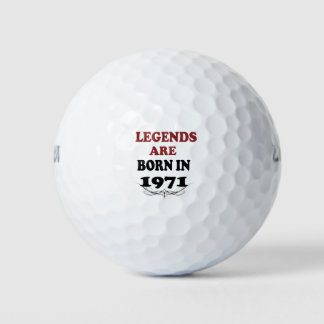 BALLES DE GOLF LES LÉGENDES SONT NÉES EN 1971