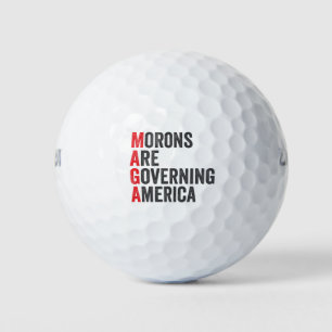 Balles De Golf Les morons dirigent l'Amérique 4 juillet