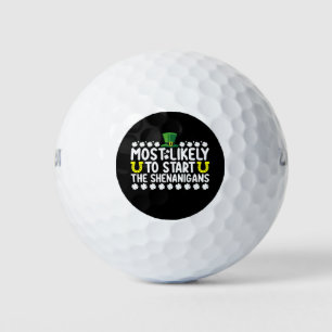 Balles De Golf Les Plus Susceptibles De Démarrer Le St patrick Sh