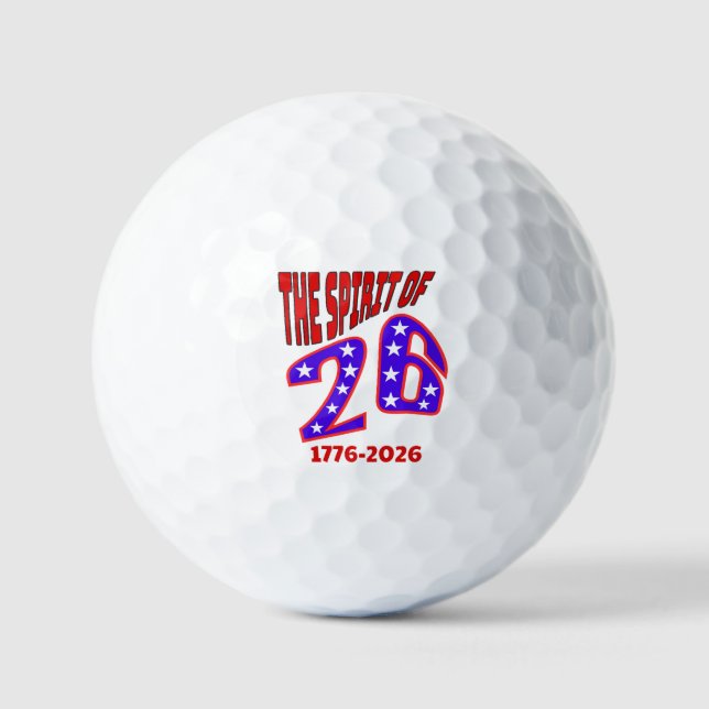 BALLES DE GOLF L'ESPRIT DE 26 (Recto)
