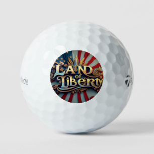 Balles De Golf "L'étoile brillante de la liberté"