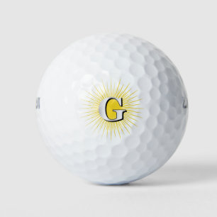 Balles De Golf Lettre G - symbole maçonnique