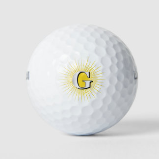 Balles De Golf Lettre G - symbole maçonnique
