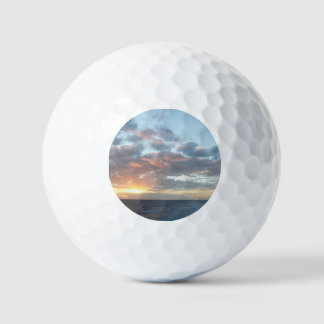Balles De Golf Lever du soleil sur Sea I Pastel Seascape