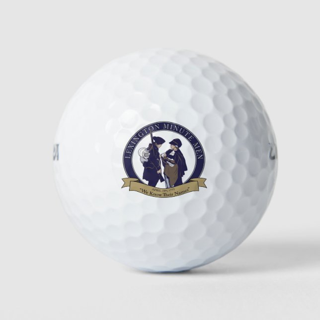 Balles de golf Lexington Minute Men (Devant)