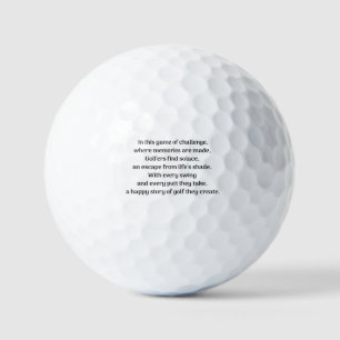 Balles De Golf L'extase du golfeur