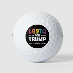 BALLES DE GOLF LGBTQ POUR TRUMP GAY LESBIENNE POUR TRUMP 2024