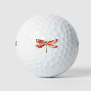 Balles De Golf libellule de fleurs avec sakura de bijoux