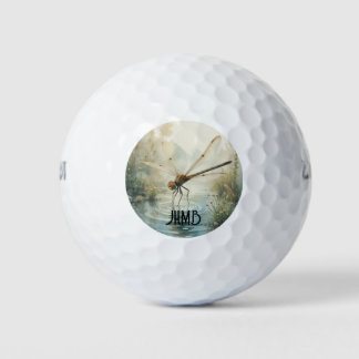Balles De Golf Libellule monogramme Libellules