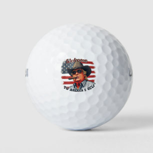 Balles De Golf Liberté pour Trump américain du Golfe