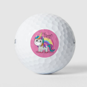 Balles De Golf Licorne douce Licorne aux grands yeux