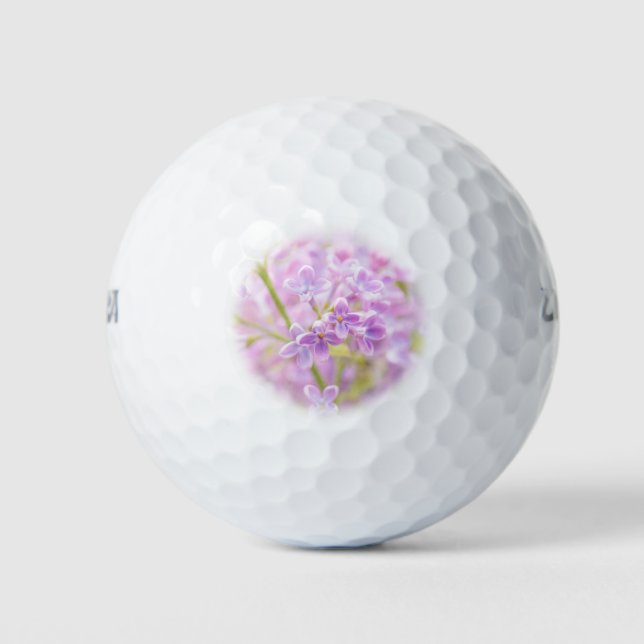 Balles De Golf Lilac Fleurs Mist (Devant)