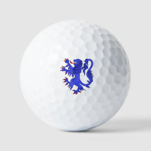 Balles De Golf Lion Rampant Azure