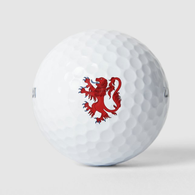 Balles De Golf Lion Rampant Gules (Devant)