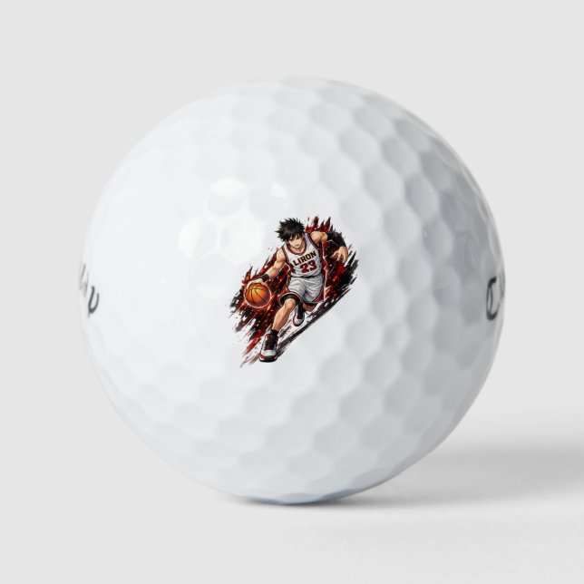 Balles De Golf Liron #23 Anime Basket-ball  (Devant)