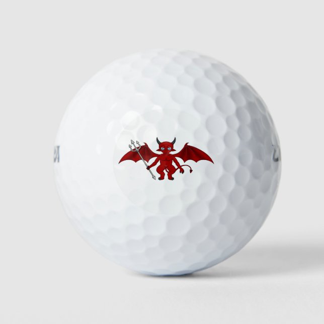 Balles De Golf Little Red Devil Thunder_Cove (Devant)