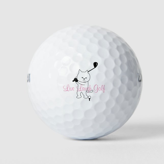 Balles De Golf Live Laugh Golf (Devant)