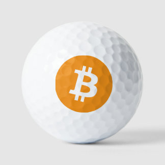 Balles De Golf Logo Bitcoin Cryptomonnaie