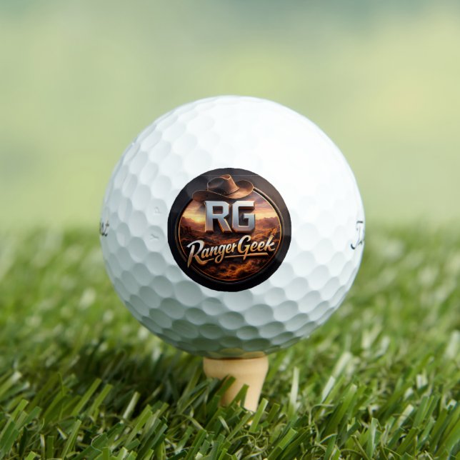 Balles De Golf Logo custom golf balls (T-shirt Insitu)