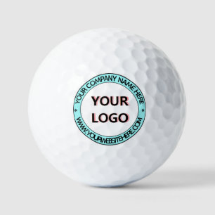 Balles De Golf Logo d'entreprise personnalisé et pavé de golf tex