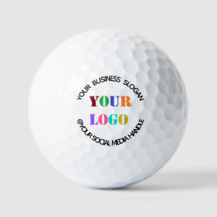 Balles De Golf Logo d'entreprise personnalisé Texte Promo Boules 