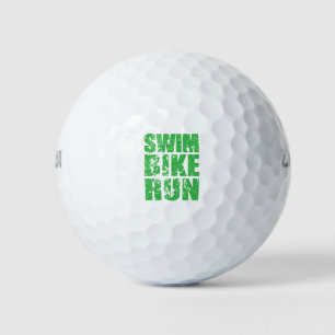 Balles De Golf Logo du cool de triathlon pour tous les sportifs