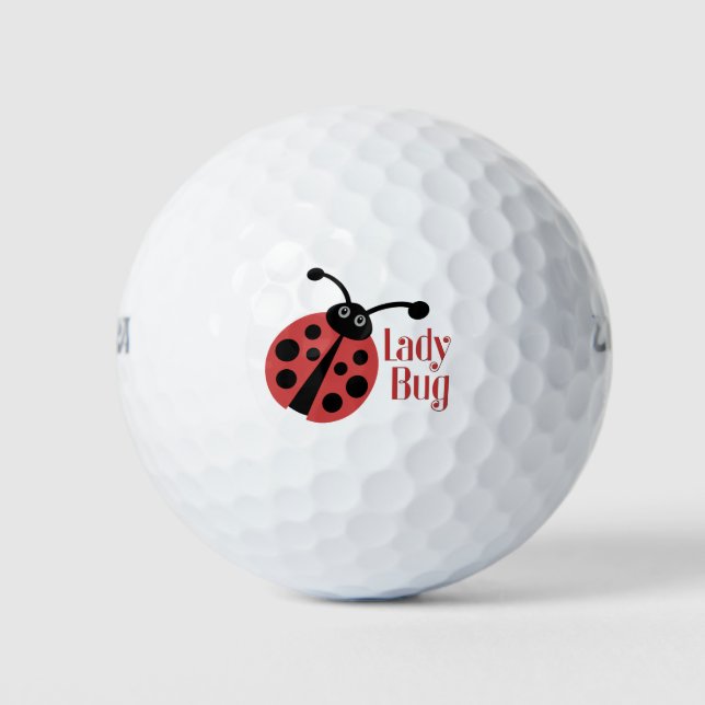 Balles De Golf Logo du Poster de animal Lady Bug (Devant)