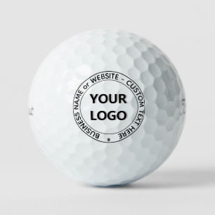 Balles De Golf Logo et texte personnalisés Boules de golf Timbre 
