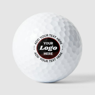 Balles De Golf Logo et texte personnalisés – Cadeau d'entreprise