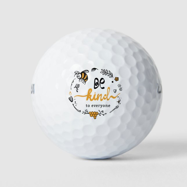 Balles De Golf Logo lumineux avec une abeille (Devant)