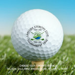Balles De Golf Logo personnalisé Affaires Corporate Golf Club Cal<br><div class="desc">Golf Club Custom Logo Golf Balls. Ce tournoi de golf commémoratif unique de club de golf boule de golf dispose de votre texte personnalisé et logo personnalisé. Customisez cette balle de golf club de golf avec votre logo et votre texte d'entreprise. Parfait pour les tournois de club de golf, objets...</div>