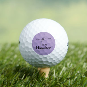 Balles De Golf Logo personnalisé Entreprise Promotionnel Violet