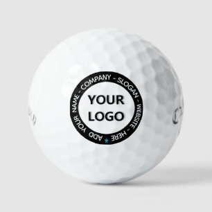 Balles De Golf Logo personnalisé et texte promotionnel Boules de