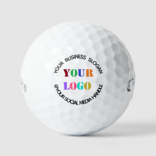 Balles De Golf Logo Texte Promo Balls Professionnels de Golf