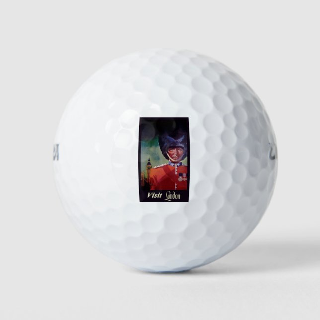 Balles De Golf London Poster Golf Ball (Devant)