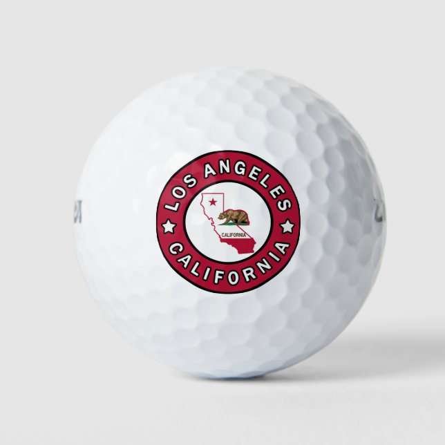 Balles De Golf Los Angeles Californie (Devant)