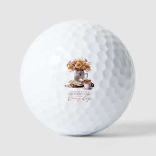 Balles De Golf Lost - Livres, café et pluie Rustic
