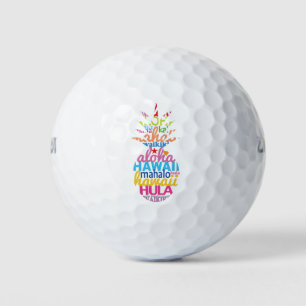 Balles De Golf Lots d'Hawaiian Pineapple