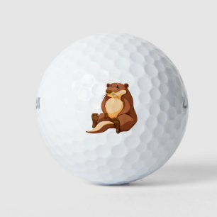 Balles De Golf Loutre mignonne