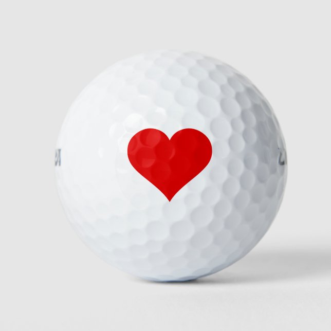 Balles De Golf Love - Heart Golf Ball (Devant)