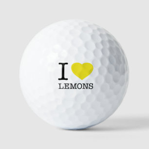 BALLES DE GOLF LOVE LEMONS