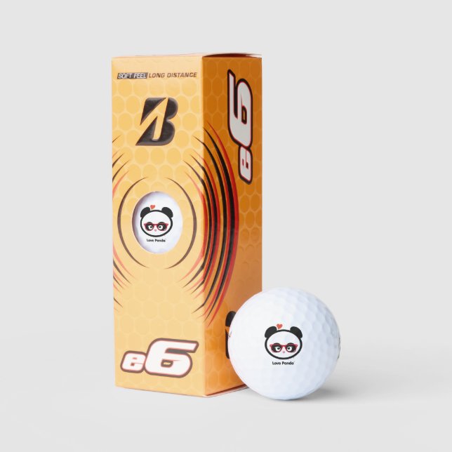 Balles De Golf Love Panda® (Emballage)