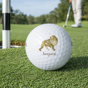 Balles De Golf Lovely Lion Safari