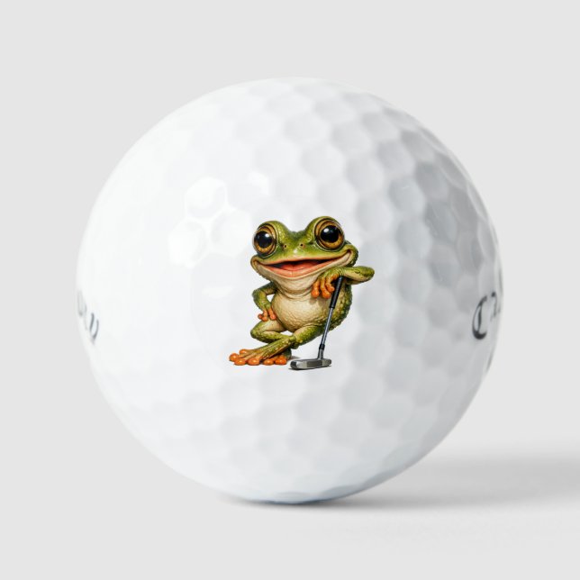 Balles de golf Lucky Frog Callaway Supersoft (Recto)