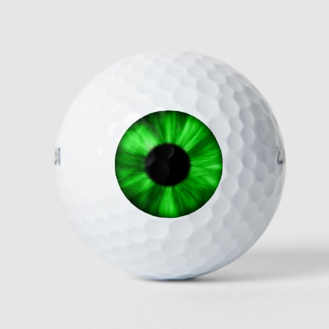 Balles De Golf Lucky Green Eye Golf Ball. (Devant)