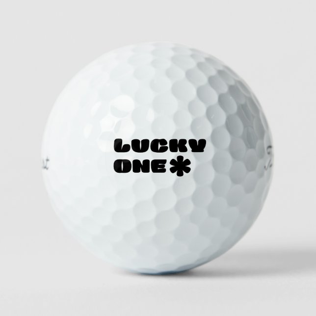 Balles De Golf Lucky one Golf Ball (Recto)