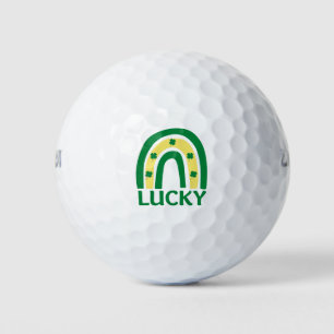 Balles De Golf Lucky Shamrock Rainbow St patrick