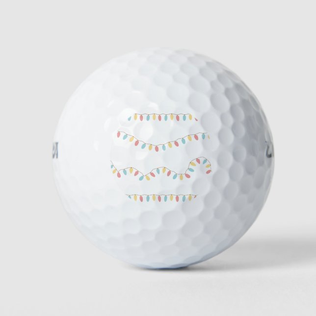 Balles De Golf Lumières de Noël (Devant)