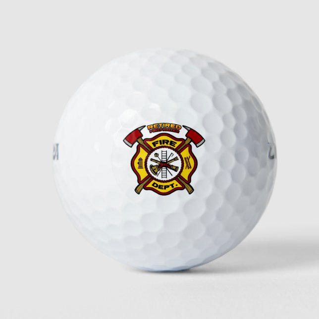BALLES DE GOLF LUTTE CONTRE LE FEU RETIRÉE (Devant)